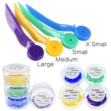 4 Sizes Dental Disposable Plastic Wedge With Holes Round Stern Wave Poly-Wedge