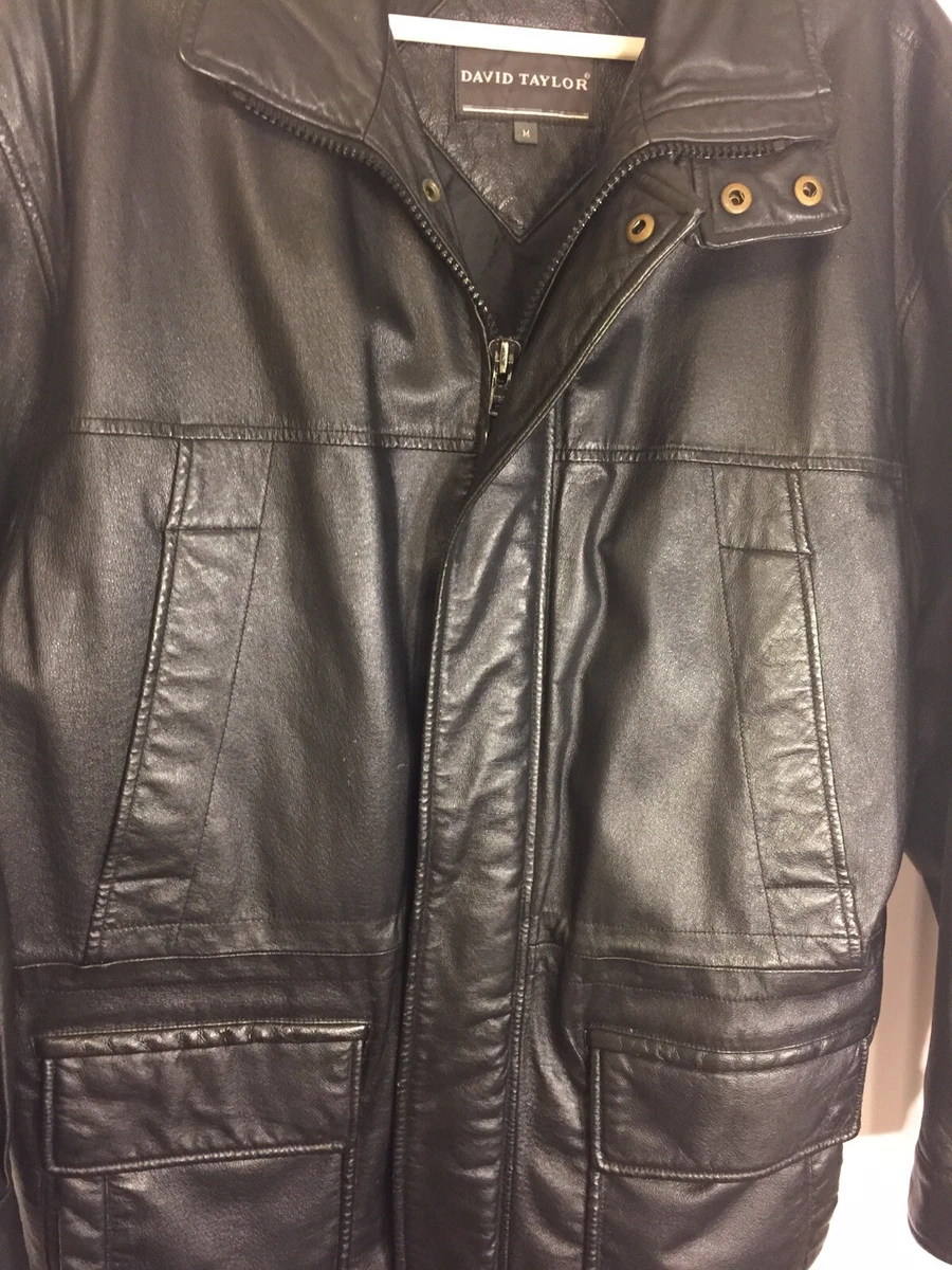 David taylor leather best sale jacket
