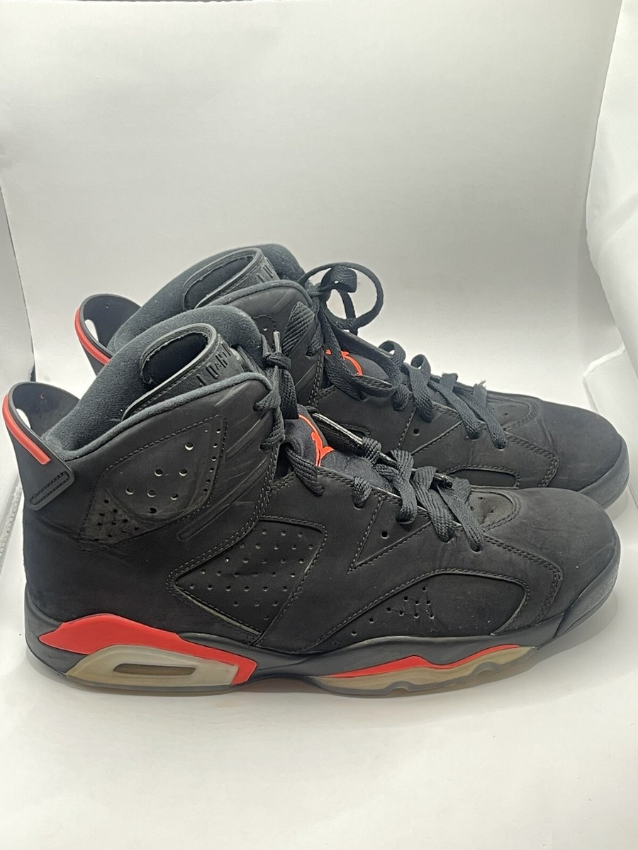 【US10.5】 AIR JORDAN 6 RETRO 384664-023 Nike Air Jordan Retro 6 Black Infrared 2014 Size 10.5