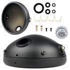 <!--F#f_0-->7Inch Motorcycle Headlight Housing Shell LED Headlamp Case Bucket Cover Black AU<!--F/-->