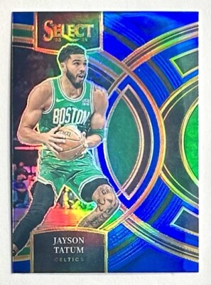 2023-24 Select Jayson Tatum Silver Blue Premier Prizm Refractor SP