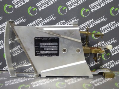 USED Rockwell Republic Flow Meters Co. 502-30 Pressure Meter 0 - 200 PSIG