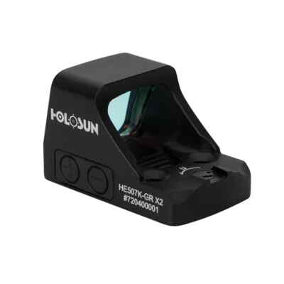 NEW IN BOX HLS HE507K-GR X2 Elite Open Reflex Multi-Reticle Green Dot Sight