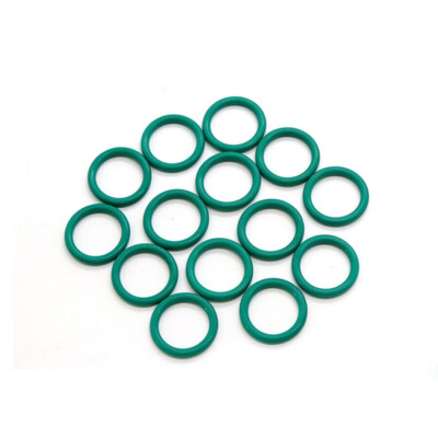 O-Ring 5-220mm Thickness 2.0mm Fluorine Rubber Sealing Ring Zero Ring Green