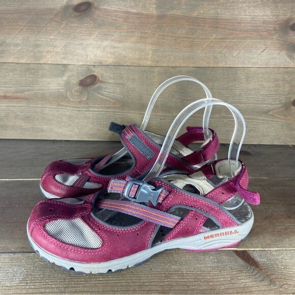 Merrell Cambrian Emme Mujer Talla 6 Zapatos Magenta Atlético Exterior Senderismo Sandalia