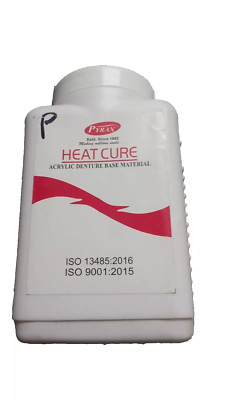 Pyrax Dental Heat Cure Material Powder for Acrylic Denture 400gm (Fast Ship)
