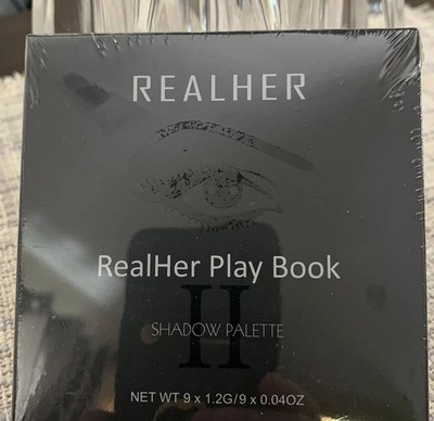Eye Shadow REALHER Play Book II EyeShadow Palette New SEALED Full Size