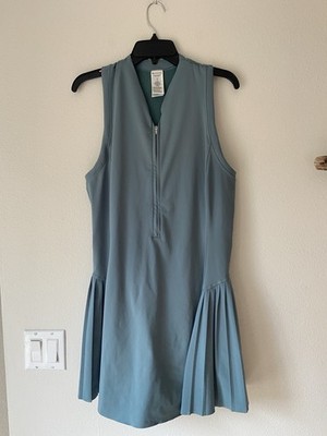 Athleta Advantage Dress, Deep Ocean Teal Tennis Dress Running Golf Fitness XL