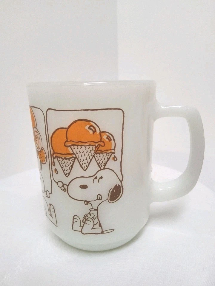 Vintage Fire King Snoopy Mug In Collectible Peanuts Cups & Mugs