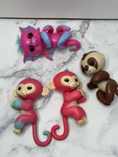 Fingerlings Interactive Toys Lot Monkey Sloth Dragon Tested Working