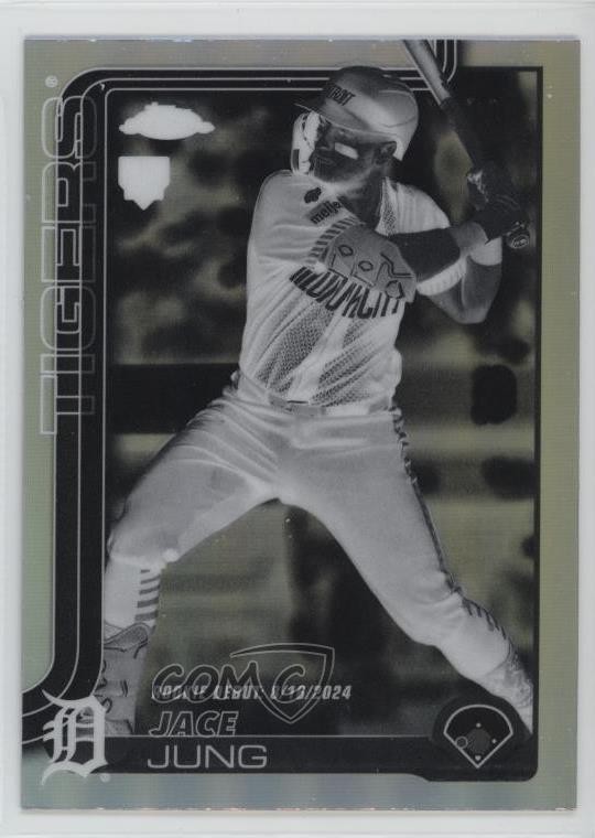 2025 Topps Chrome Update Negative Refractor Jace Jung #USC121 19l7