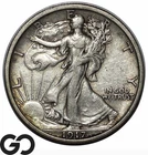 1917 Walking Liberty Half Dollar, Scarcer Date