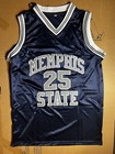Memphis State Hardaway #25 Basketball Jersey Navy/White Size S- New,No Tag — photo 1