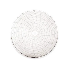 DICKSON C422 Circular Paper Chart, 24 hr, 60 pkg 1CFB7