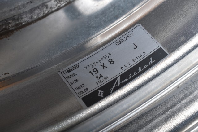 Used Amistad Klaud Wheels 19 8J 54 5 Holes 4 Pieces 114.3 | eBay