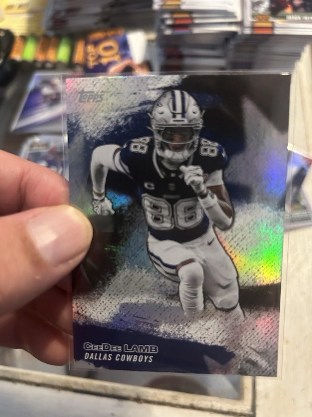 Topps Stars CeeDee Lamb NFLS-8 Insert Dallas Cowboys NFL Football Card