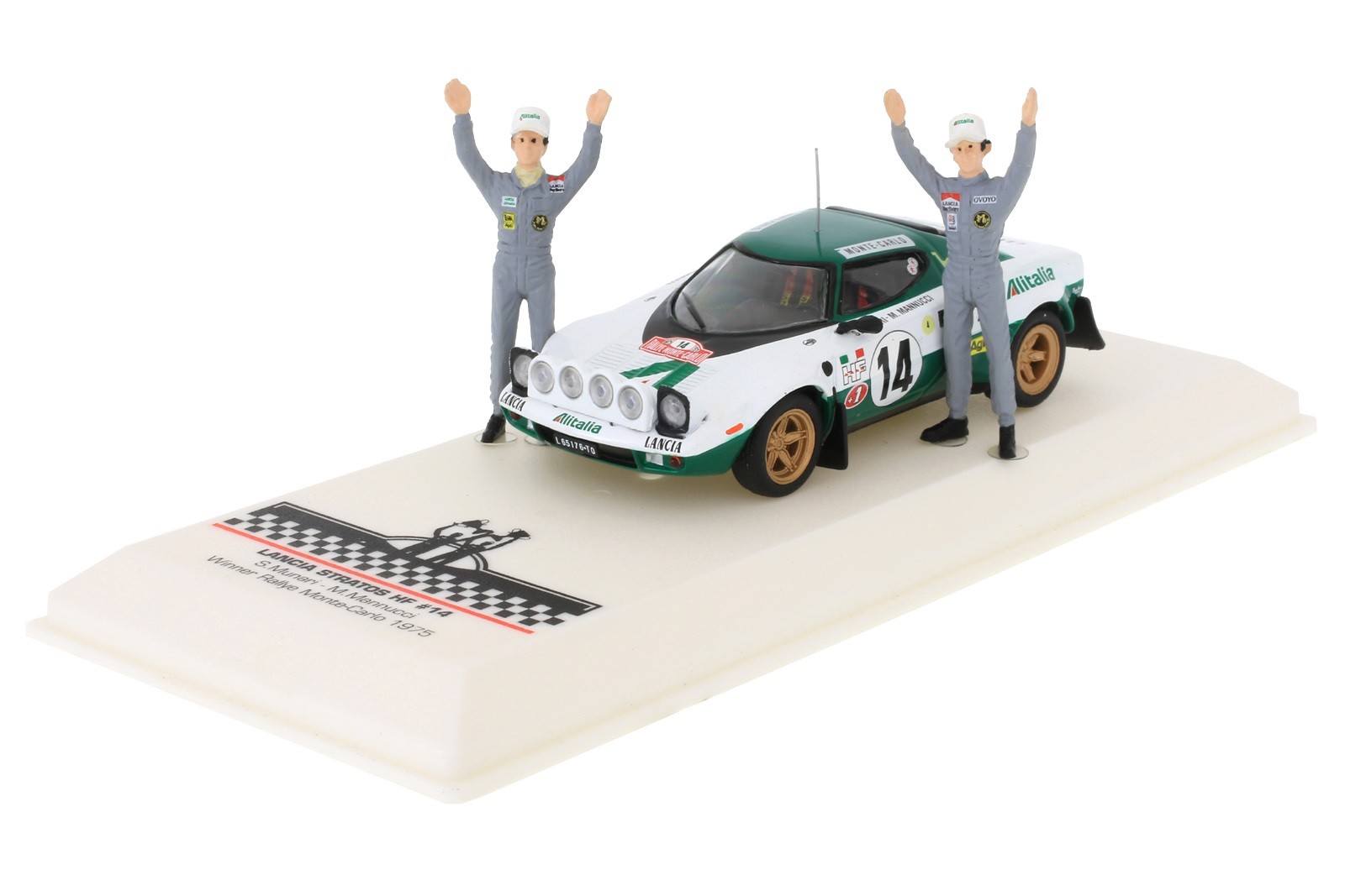 LANCIA Stratos HF 1975 miniature IXOMODELS 1/43 avec figurine Rallye Monte Carlo
