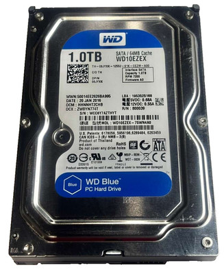 Western Digital WD Blue 1TB 3.5-inch SATA 6 Gb/s 7200 RPM Int. HDD (PC)
