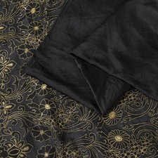 Sanskriti Vintage Black Pure Satin Saree Banarasi Brocade Zari Hand-Woven 6 Yd