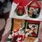 Russell Stover Candies Looney Tunes Christmas Ceramic House Figurine 3D 1990s — photo 3