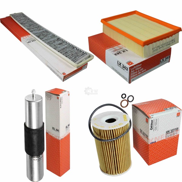 Mahle Kraftstofffilter KL 66 Innenraum LAK 102 Luft LX 343 ÖLfilter OX 127/1D-image