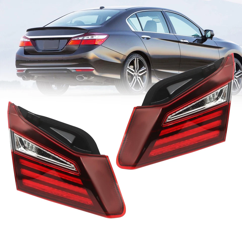 Juego de luces traseras interiores para maletero derecho e izquierdo Honda Accord 2016 2017 sedán Foto 3 de 4