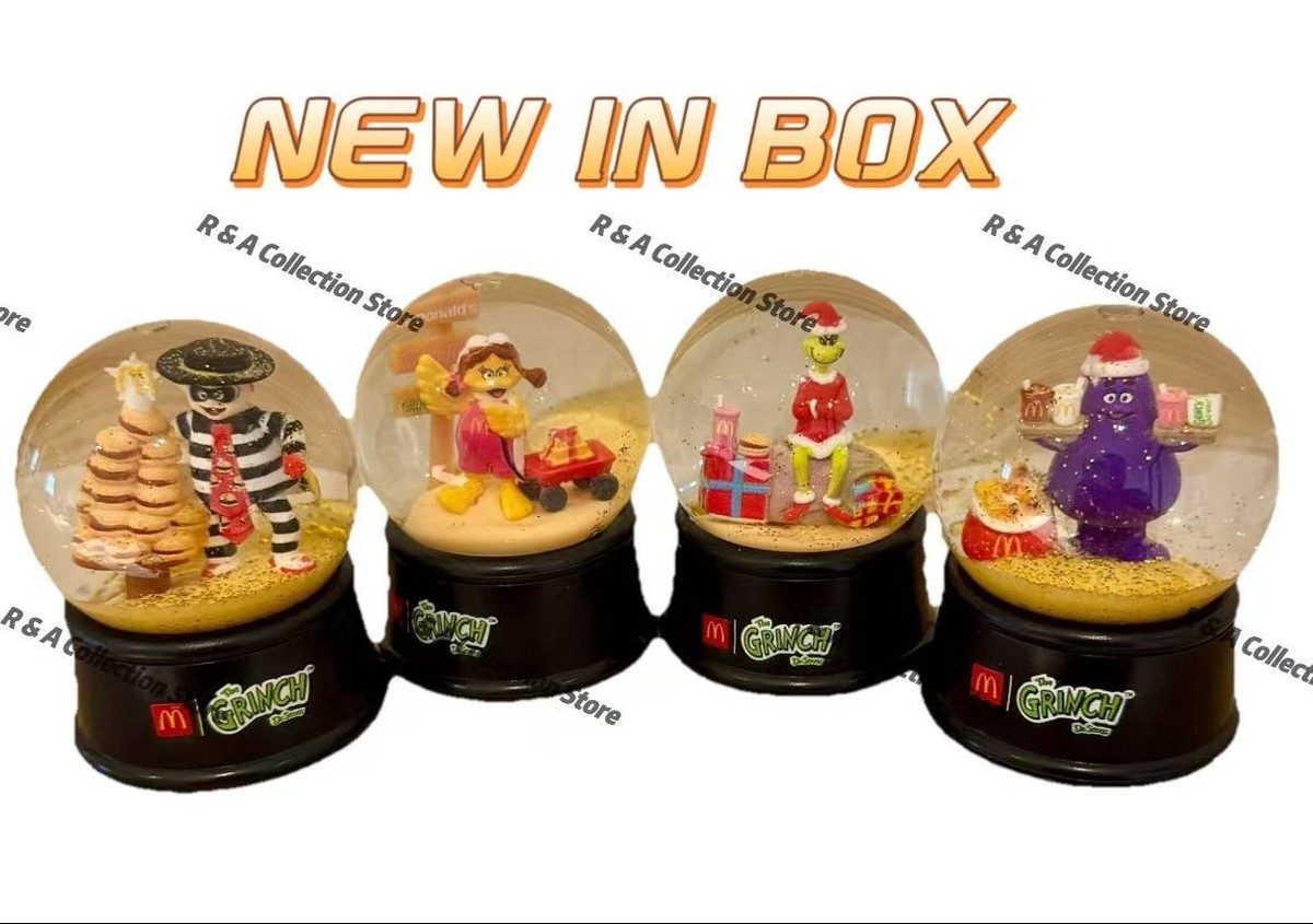 McDonald's 2025 AU Christmas X Grinch Meal Collectable Snow/Sand