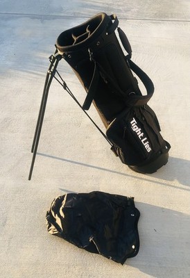 Adams Golf Tight Lies 4-Way Black Golf Stand Bag Dual Carry Strap