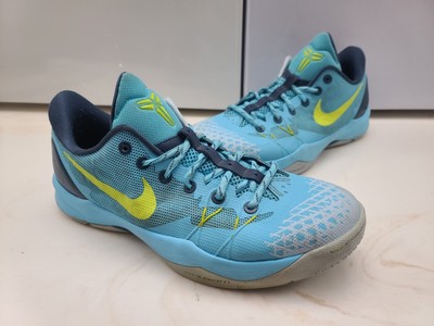 Nike Zoom Kobe Venomenon 4 Blue White Yellow 635578-400 Size 10.5 Lakers Mens
