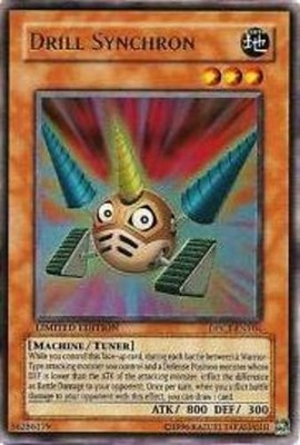 Yugioh! HP Drill Synchron - DPCT-ENY04 - Ultra Rare - Limited Edition Heavily Pl
