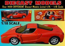 RED ENZO FERRARI 1:18 SCALE DIECAST MODEL, NEW IN BOX, LICENSED FERRARI PRODUCT