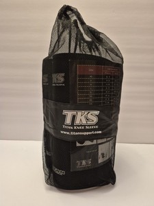 Titan TKS Powerlifting Knee Sleeves Size L IPF USPA, IPL Neoprene 7mm