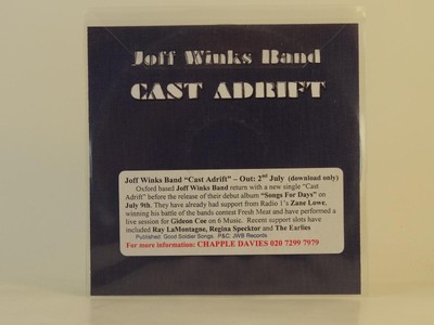 JEFF WINKS BAND CAST ADRIFT (D70) 1 Track Promo CD Single including Picture Slee