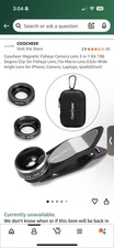 3 in 1 Phone Camera Lens Kit – Fisheye, Wide Angle, Macro Clip On Lens iPhone