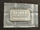 Early Geiger Edelmetalle 20g Silver Rectangle Bar In Original Plastic Item #455