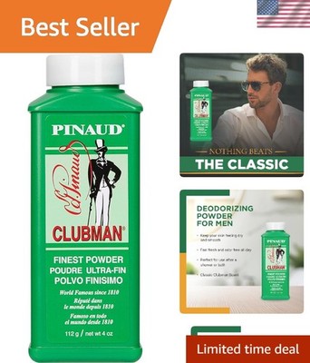 Pinaud 4 Oz Finest Powder - -Friendly Skin Soothing for All Skin Types