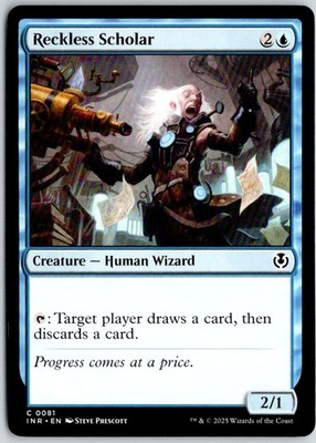 Reckless Scholar Common Innistrad Remastered 81 NM MTG TCG