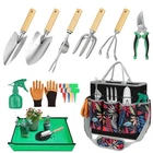 Garden Tool Set - 22Pcs Heavy-Duty Stainless Steel Rust-Proof Gardening Tools...