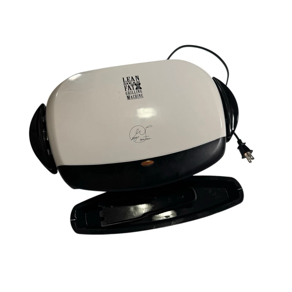 Brand New George Foreman Healthy Cooking 3 CHAMP Grill #GRP4 A White - Image 2 of 4