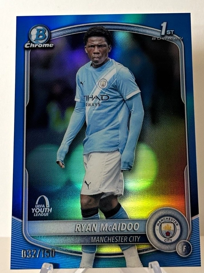 Topps Bowman UEFA Youth League 2025/26 Ryan McAidoo BU-RM 1st Refractor /150