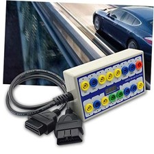 OBD 2 Breakout Box - OBD 2 Protocol Detector Tester Auto Car Tools white