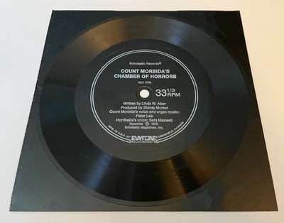 1975 COUNT MORBIDA'S CHAMBER OF HORRORS Flexi-disc 7'' 33rpm PETER LEE Scholastic
