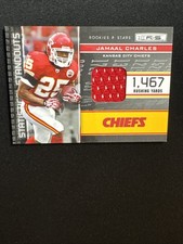 2011 Panini Rookie And Stars Football Jersey Statistical 14 Jamaal Charles
