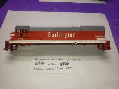 U30B SHELL ONLY ATHEARN BLUE BOX  HO SCALE Burlington Route 153 Excellent Cond