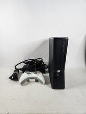 Microsoft Xbox 360 Slim S 250 GB Black Console Controller Power Cord HDMI Tested