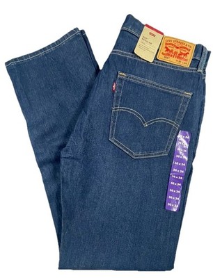 Levi's 505 Mens New Regular Fit Jean, 36Wx34L - Blue, New With Tags. 0045