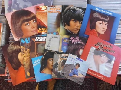 MIREILLE MATHIEU 17 SCHALLPLATTEN'': MIREILLE/L'AMOUR ET LA VIE/ALLE KINDER/NUR..