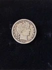 1908 O Barber Quarter Liberty Head New Orleans Silver Coin - Free Shipping
