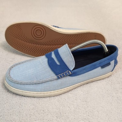 Cole Haan Nantucket Loafer II Men Sz 10.5 M Nautical Blue C30495 Slip On Casual