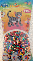 6000 Hama BüGelperlen Midi Volltonfarben Nr. 67 Perlen